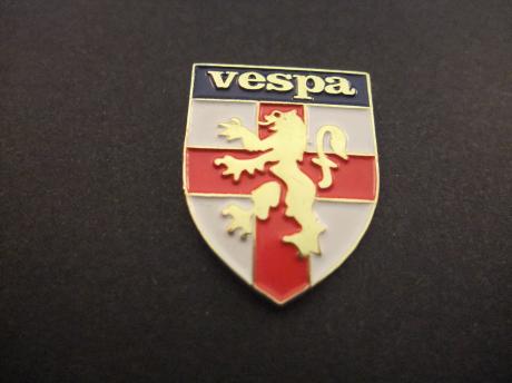 Vespa club Engeland logo ( King Lion Heart )Union Flag, vlag van het Verenigd Koninkrijk.Schotland ,iIerland ,Wales, Engeland